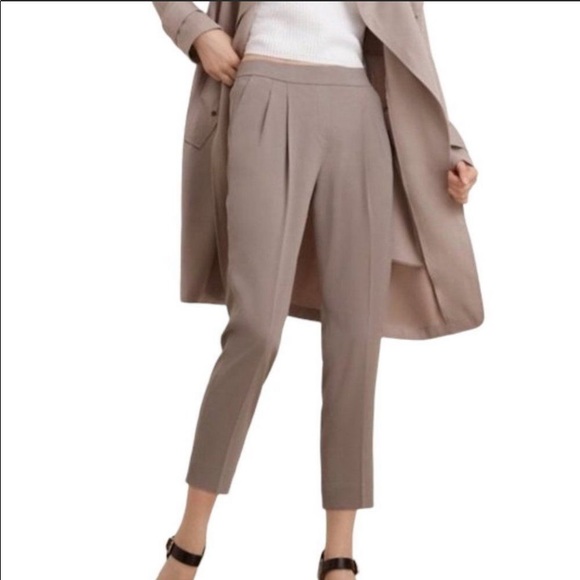 Aritzia Babaton Cohen Pant Cohen Size12/L mustard colour ⭐️⭐️⭐️⭐️ - Picture 11 of 14